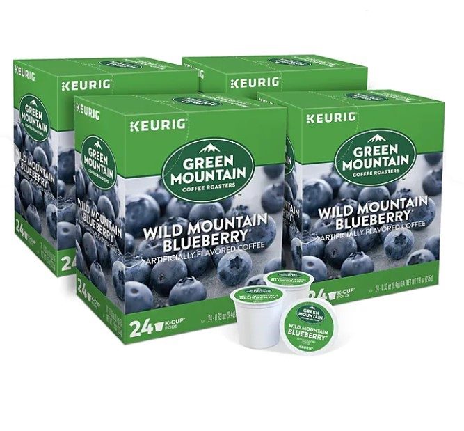 Wild Mountain Bluberry 96 pack K-Cups Green Mountain