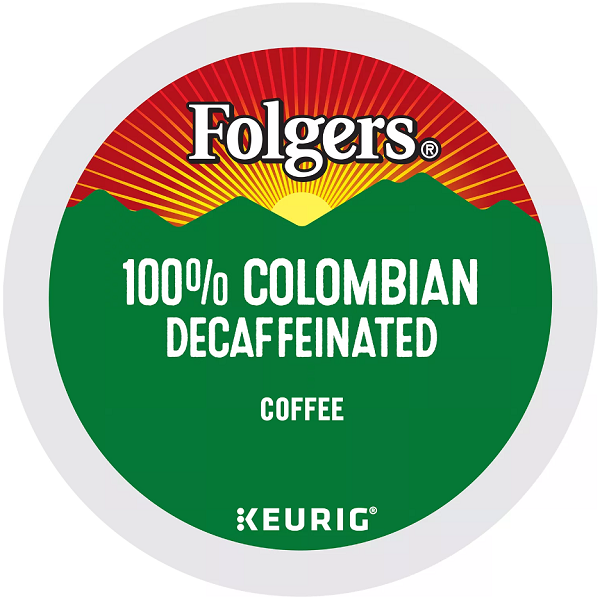 Decaf 100% Colombian K cups coffee
