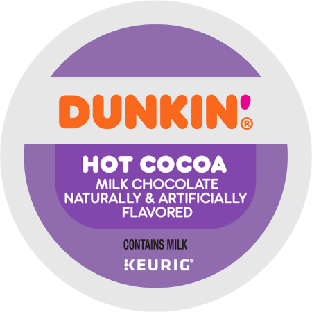 Dunkin Donut Milk Chocolate Hot Cocoa K-Cup