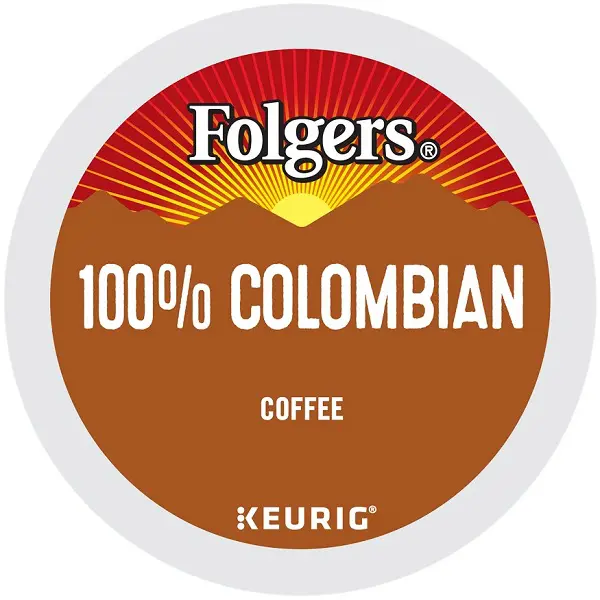 Folgers 100% Colombian k cups