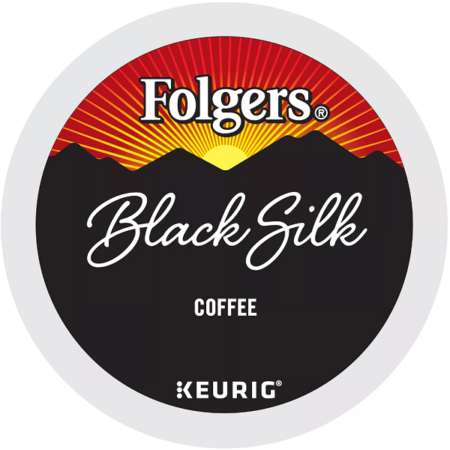 Folgers Black Silk Coffee k cups