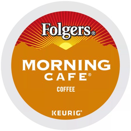 Folgers Morning Cafe k cups