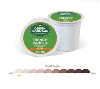 Green Mountain Decaf French Vanila 24 k cups