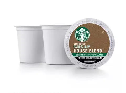 Starbucks Decaf House Blend K Cup