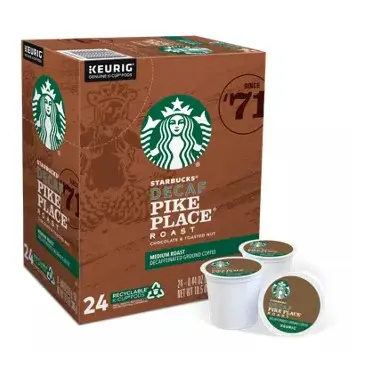 Starbucks Decaf Pike Place 24 K cups
