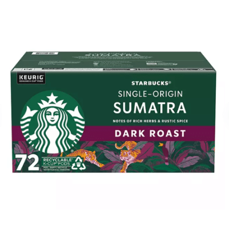 Starbucks Sumatra 72 pack