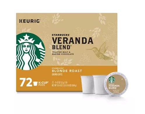 Starbucks Veranda K-Cups Box 72 pack