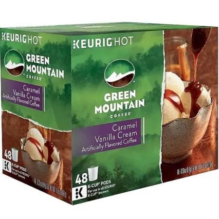 Green Mountain Coffee caramel vaillan cream 48 pack