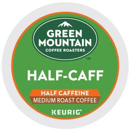 Green Mountain Coffee half caff K-Cup