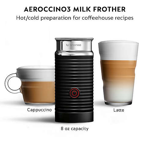 Nespresso Vertuo Coffee and Espresso Machine by Breville, 5 Cups, Chrome