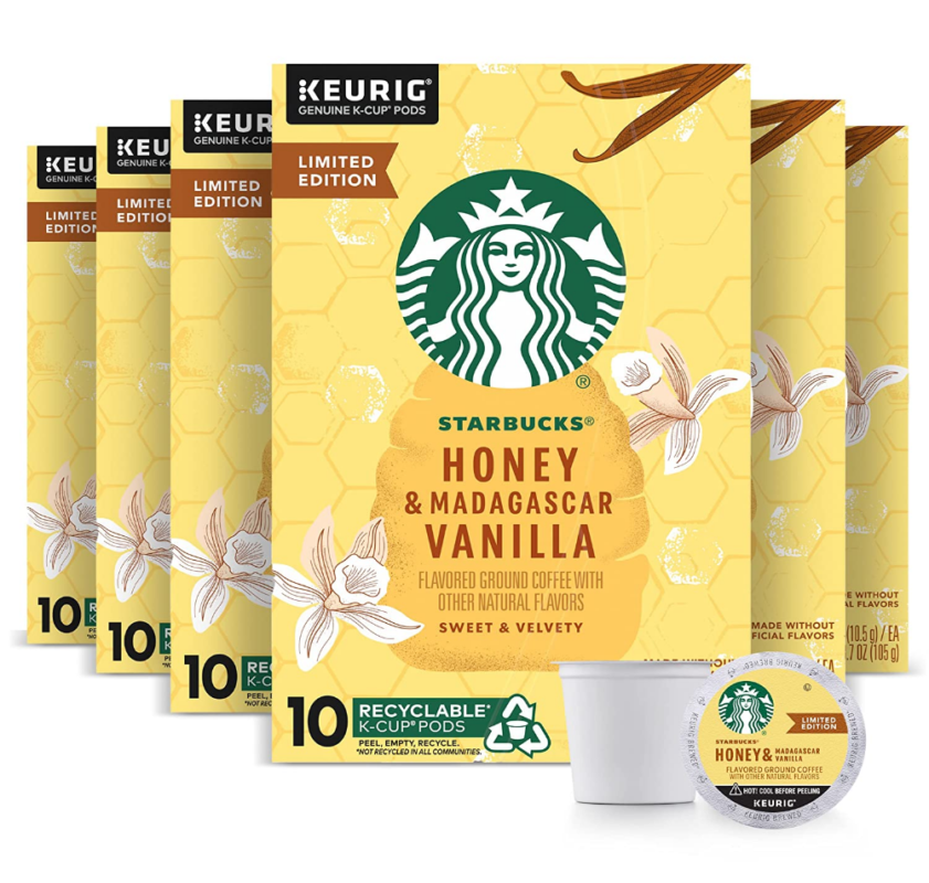 Starbucks Honey and Madagascar Vanilla Flavored2