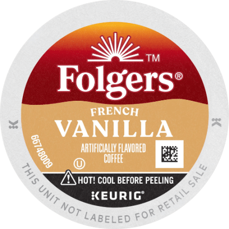 Folgers French Vanilla K Cup pods