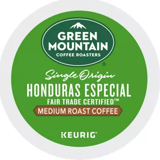 Honduras Especial Coffee K Cup pods
