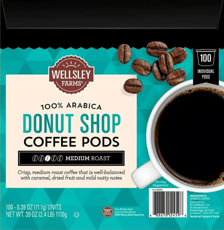 Wellsley Donut Shop k cup pods